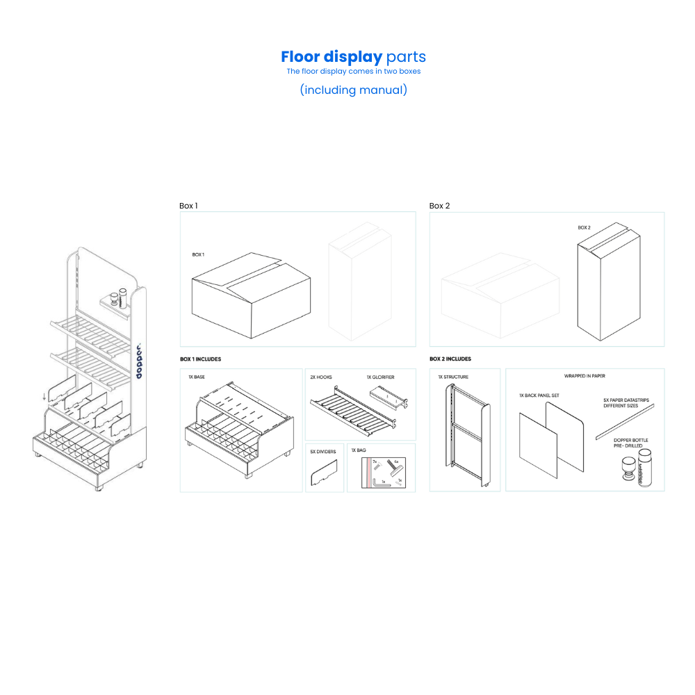 Dopper Floor Display