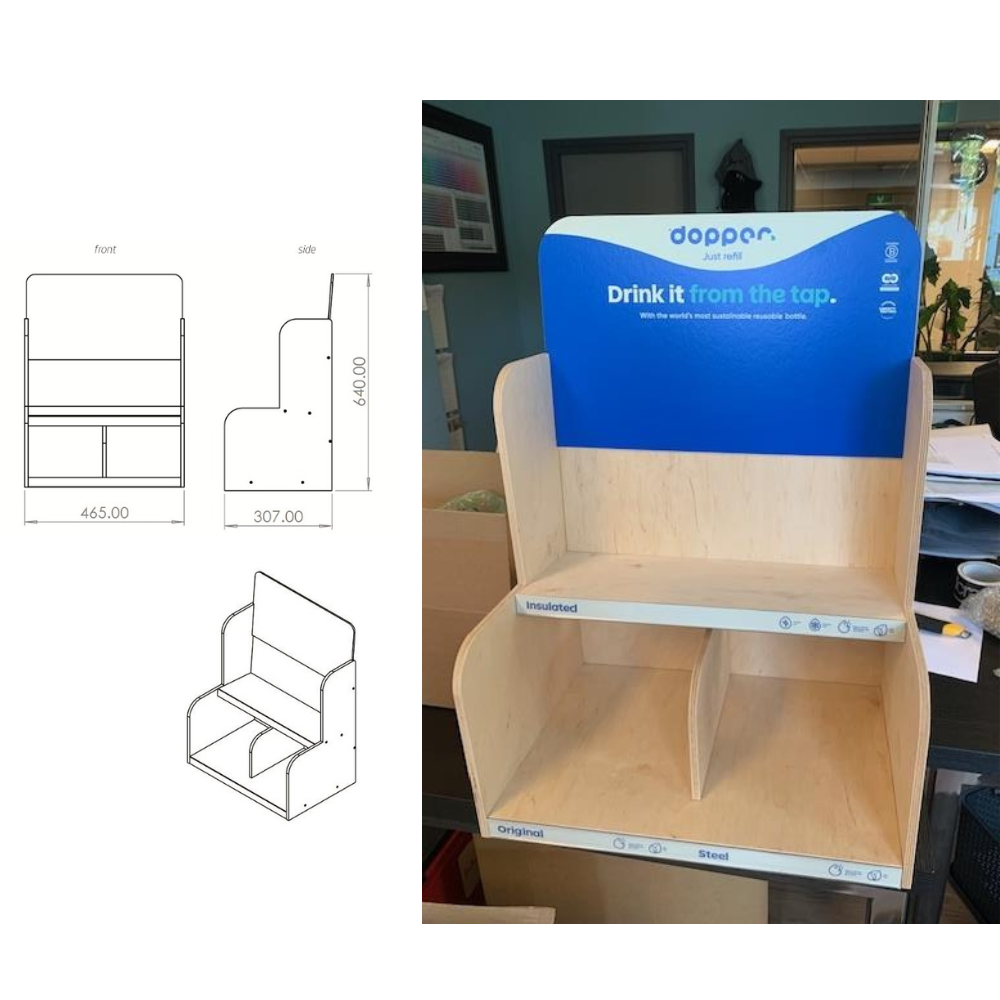 Dopper Counter Display