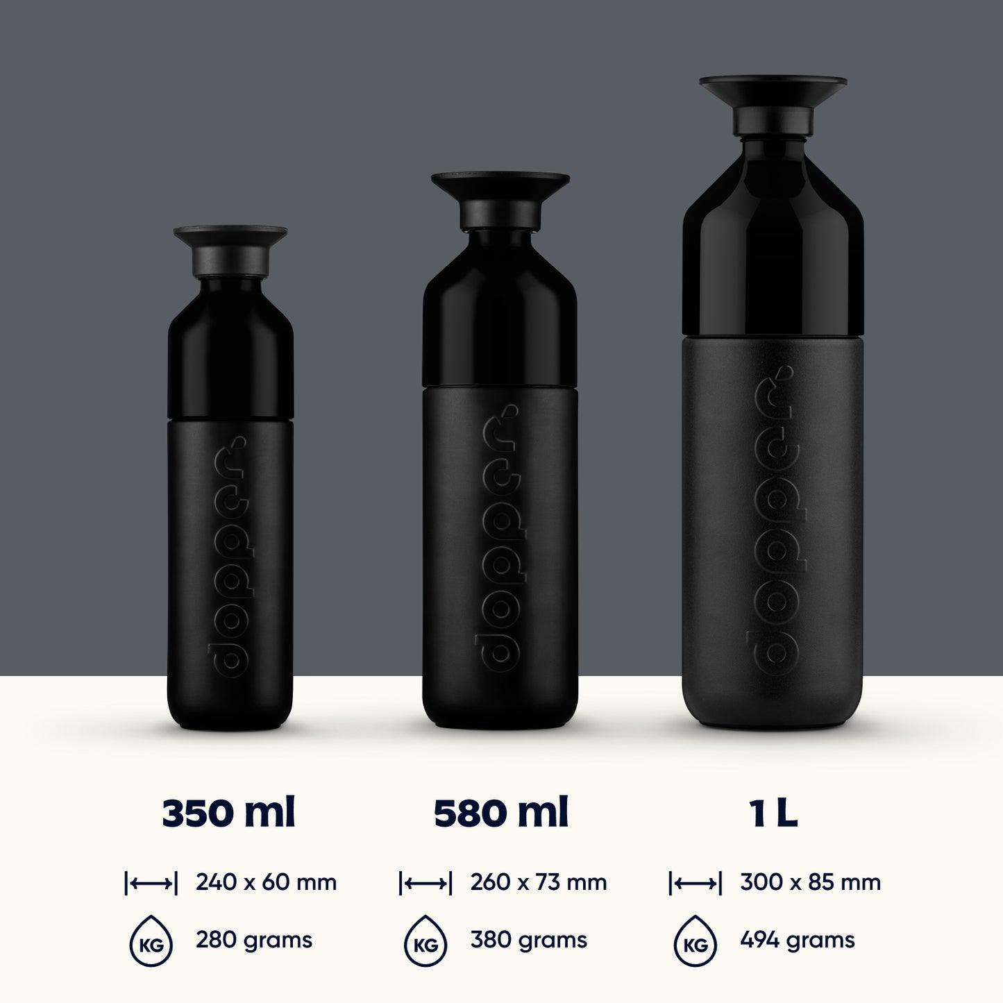 Dopper Insulated (350 ml) - Blazing Black