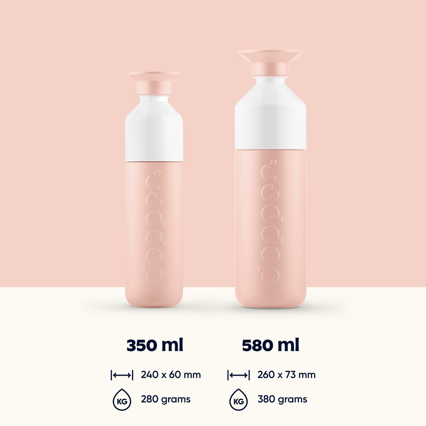 Dopper Insulated (350ml) - Pebble Peach