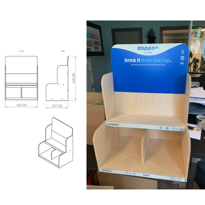 Dopper Counter Display