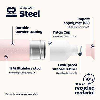 Dopper Steel (350 ml) - Soft Pink