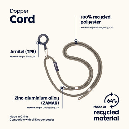 Dopper Cord - Sandy Black