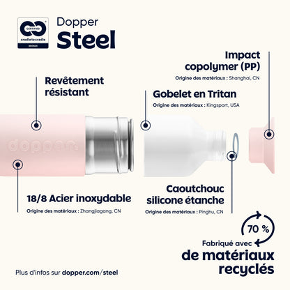 Dopper Steel (350 ml) - Soft Pink